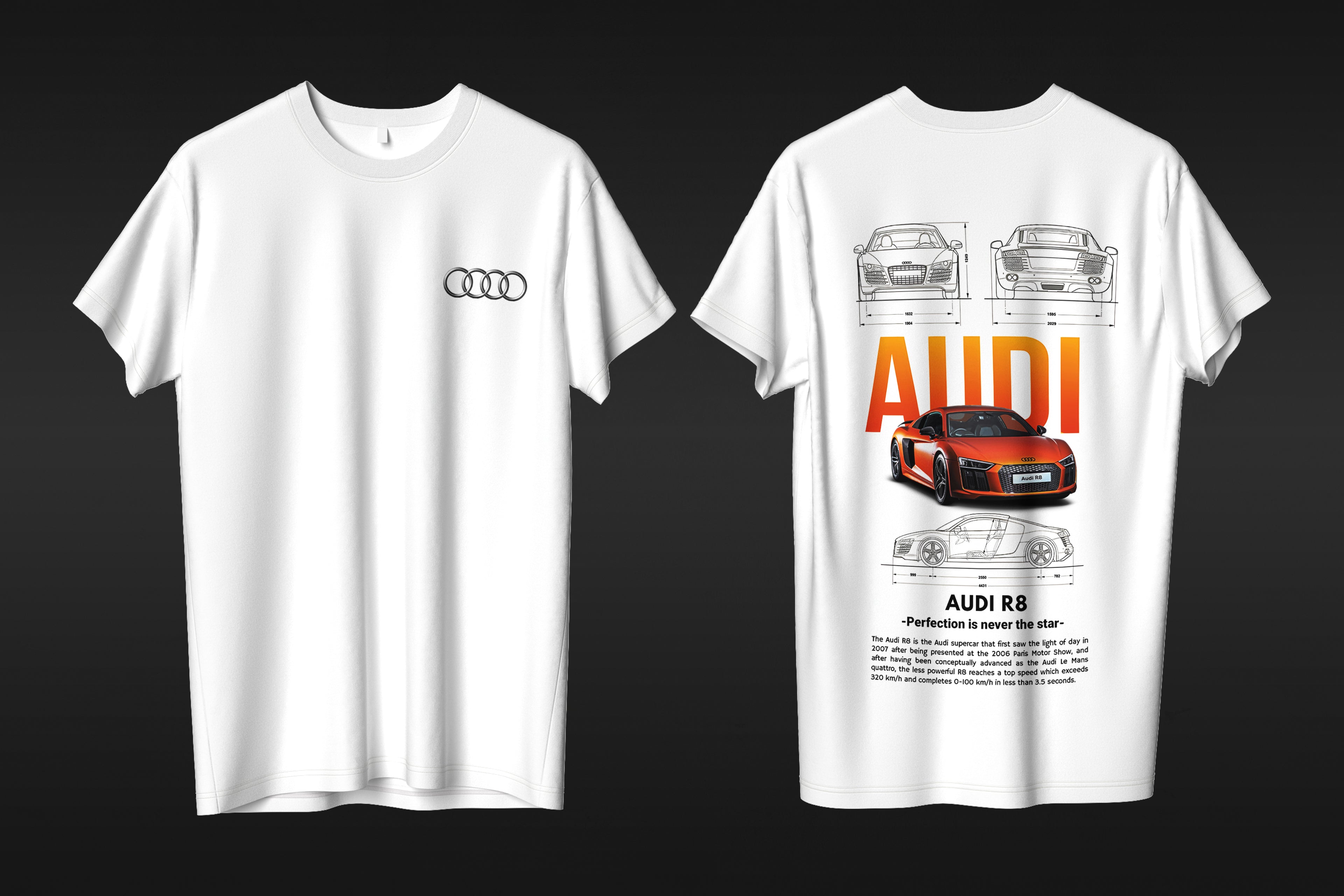 Audi R8  - T-shirt