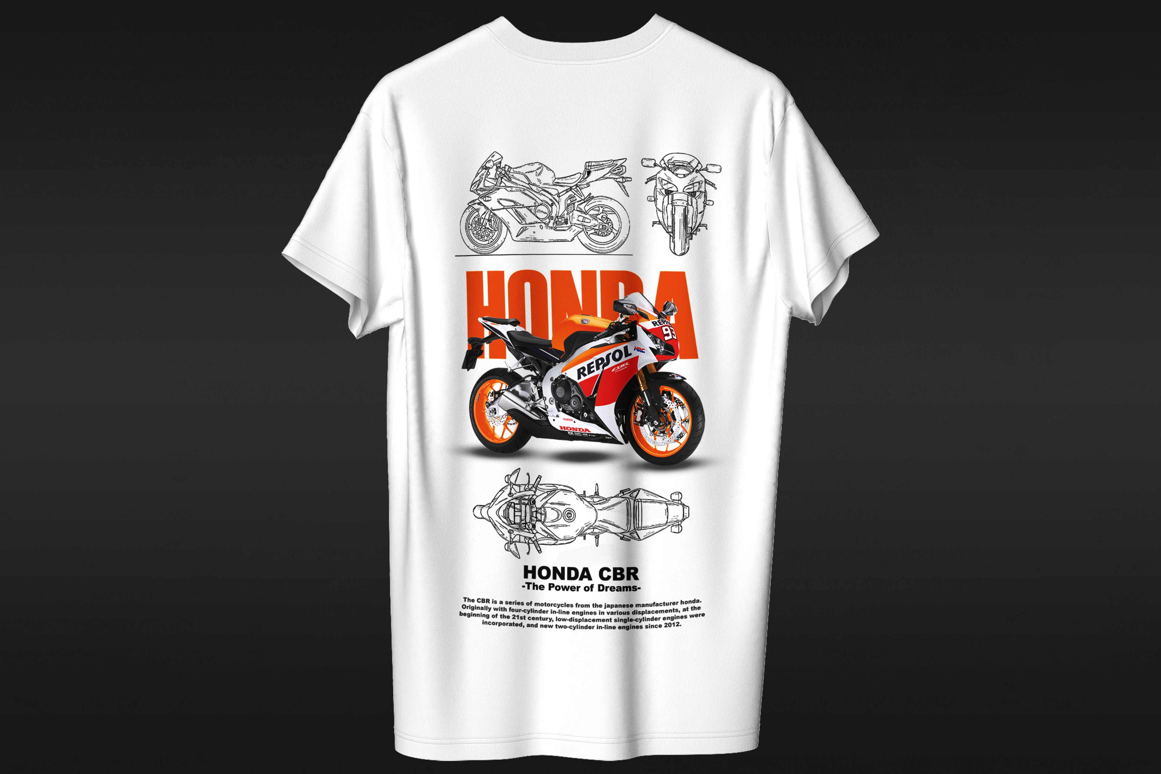 Honda CBR - T-shirt