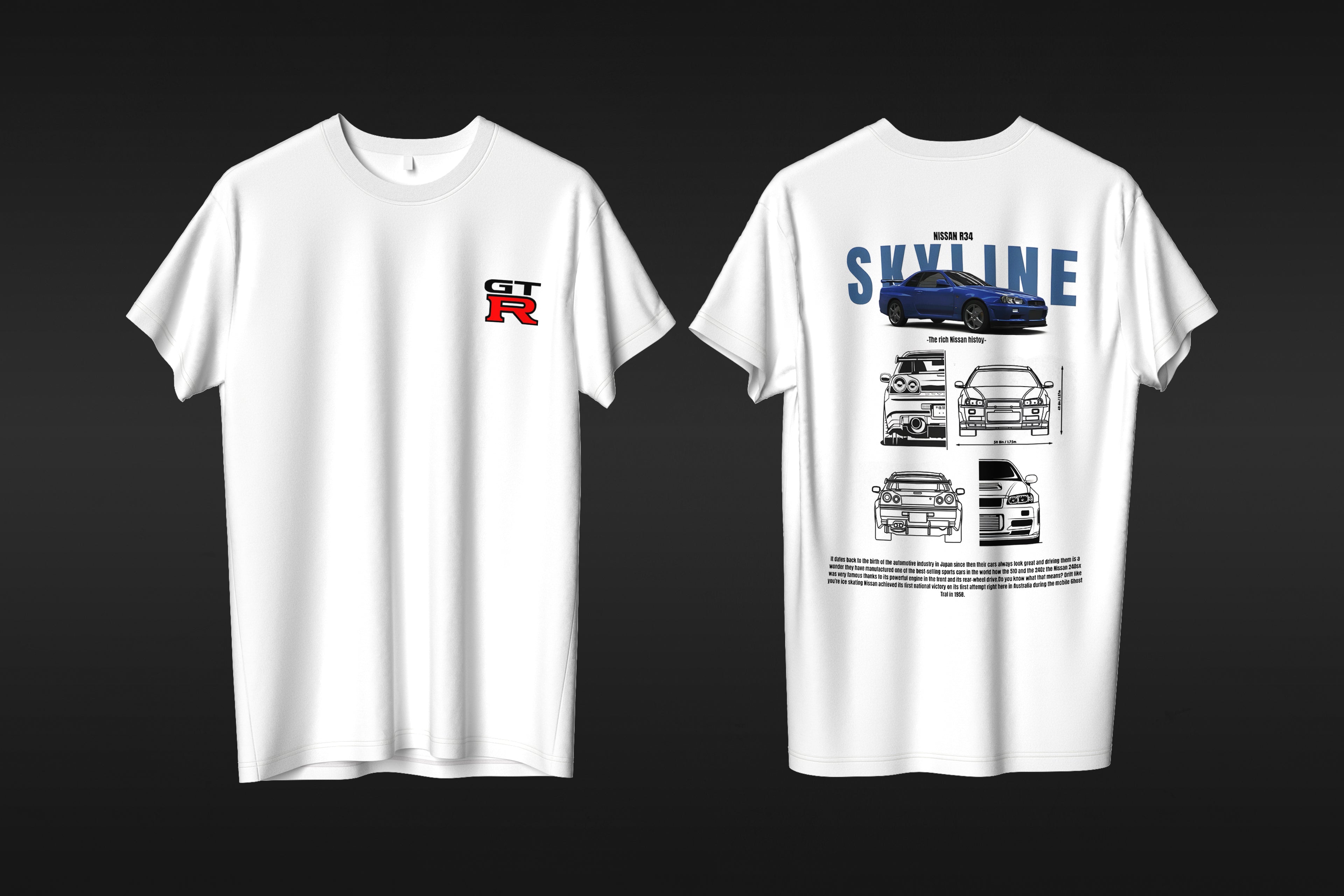 Nissan Skyline GTR - T-shirt
