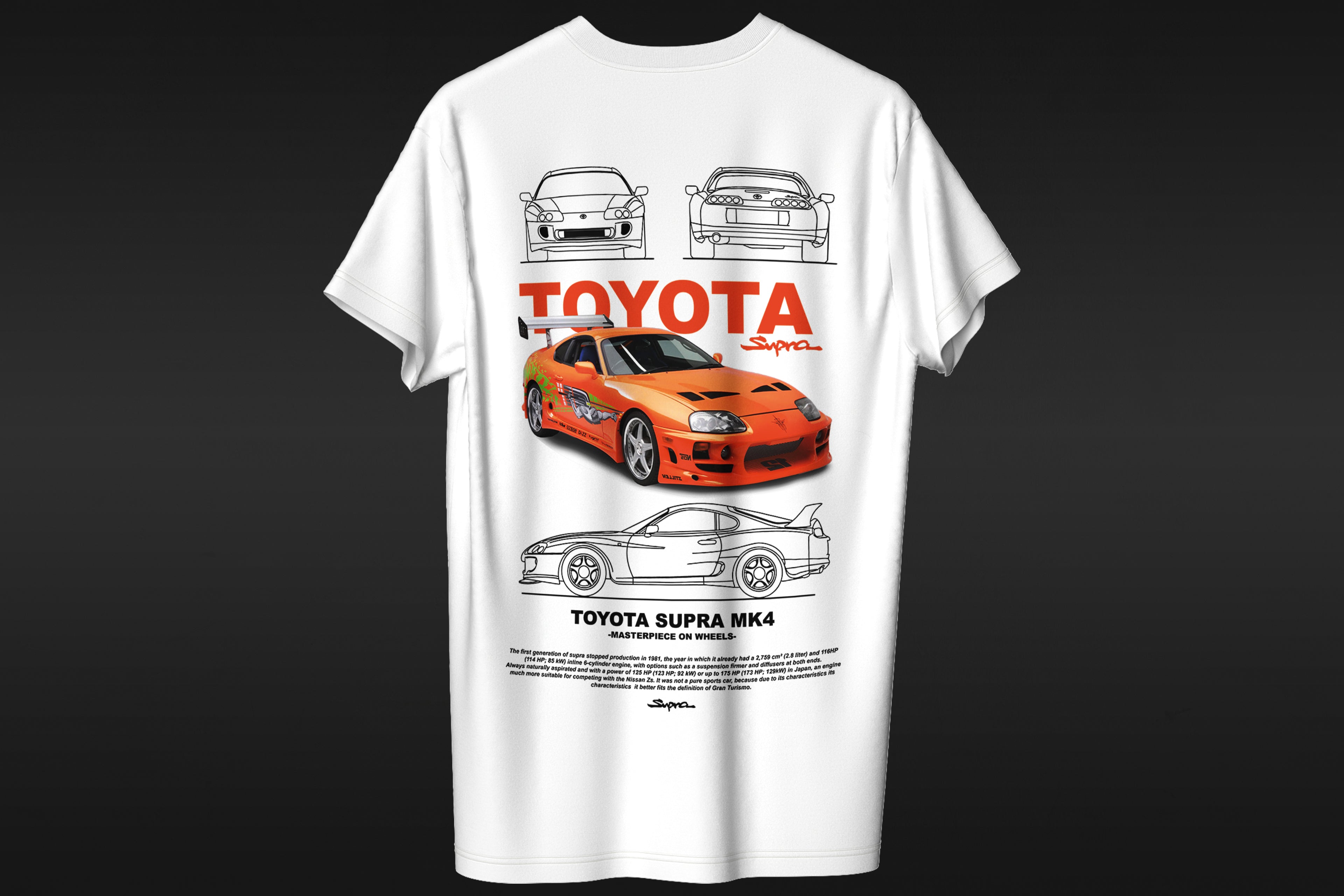 Old Toyota Supra - T-shirt