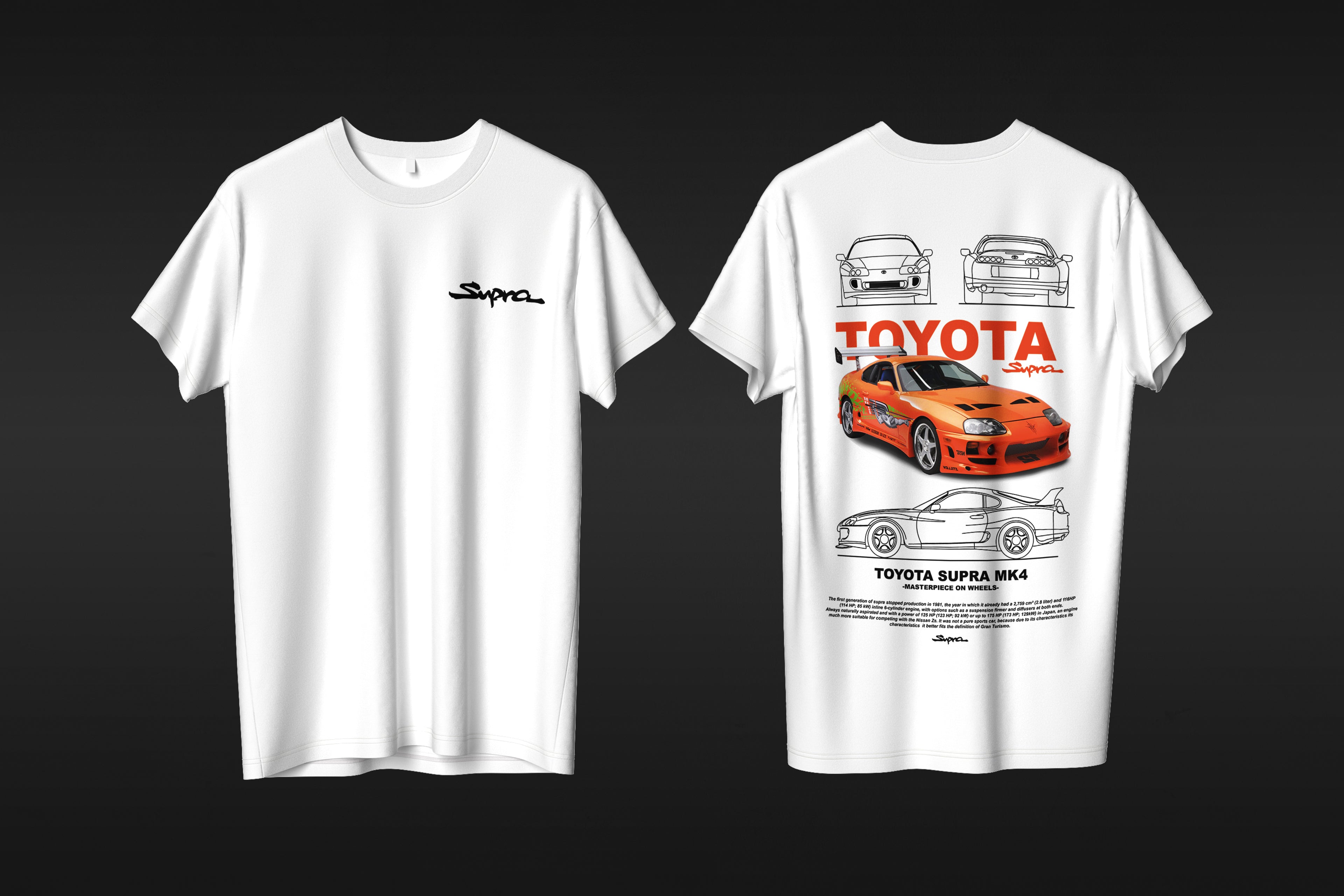 Old Toyota Supra - T-shirt