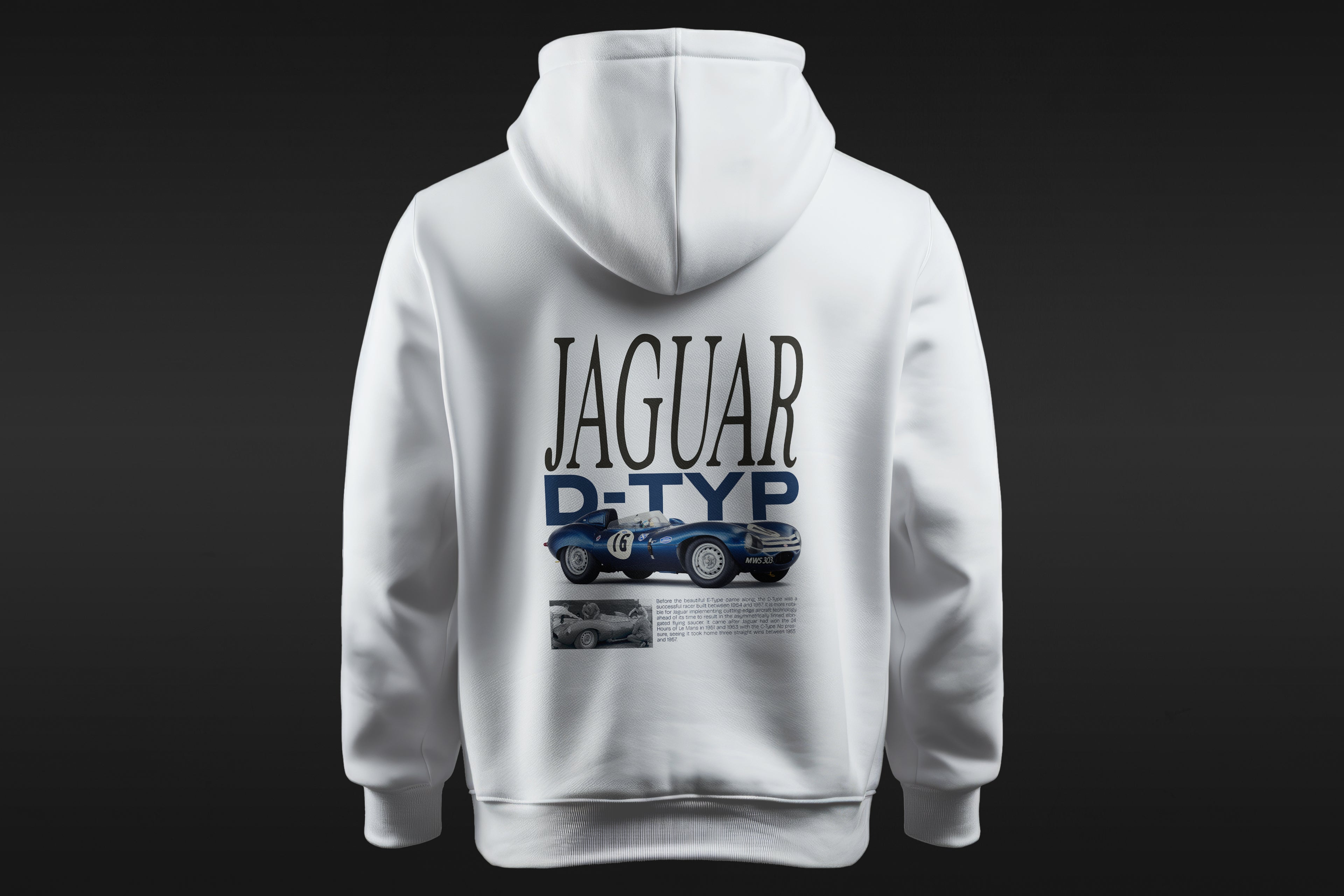 Jaguar D-Typ - Hoodie